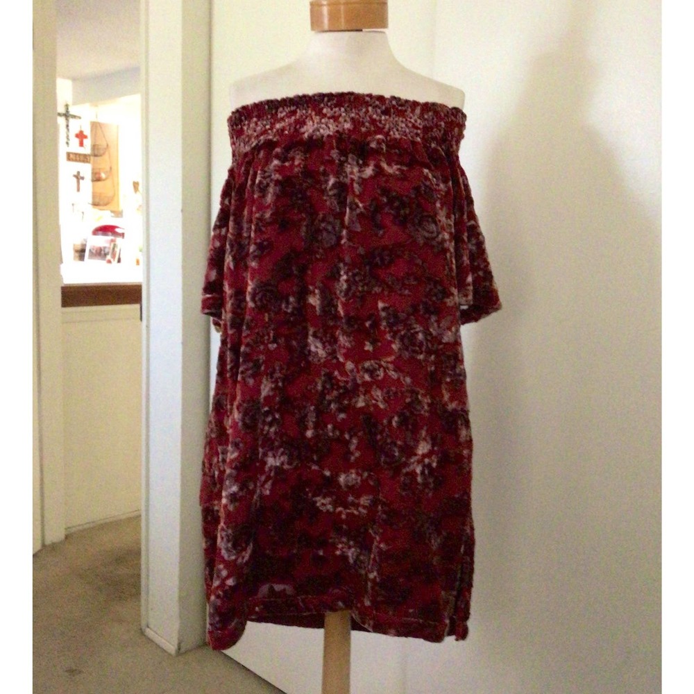 Anthropologie Seen Worn Kept Off Shoulder Dress M